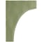 Ekena Millwork 5 1/4"W x 6"D x 8"H Clarksville Wood Vintage Decor Bracket, Restoration Green BKTWD05X06X08CVGR - alternate 3
